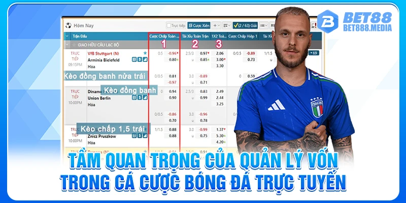Tầm quan trọng của quản lý vốn trong cá cược bóng đá trực tuyến