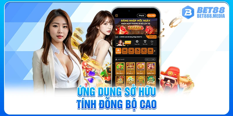 Ứng dụng sở hữu tính đồng bộ cao